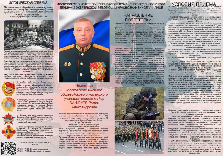 Военно-профессиональная ориентация для старших школьников.